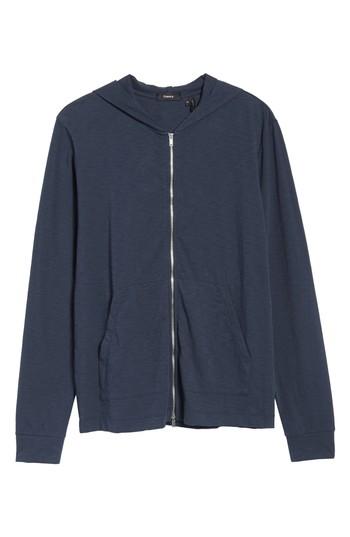Men's Theory Layer Cosmos Zip Hoodie - Blue