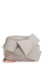 Ted Baker London Giant Knot Leather Camera Bag - Grey