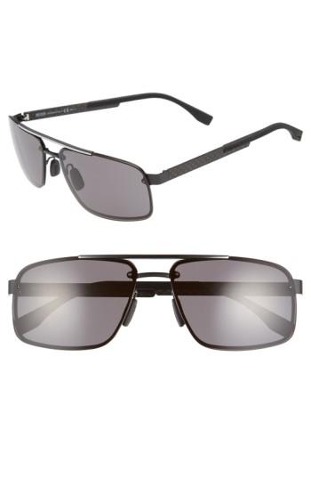 Men's Boss '0773/s' 60mm Sunglasses - Black Crystal Brown