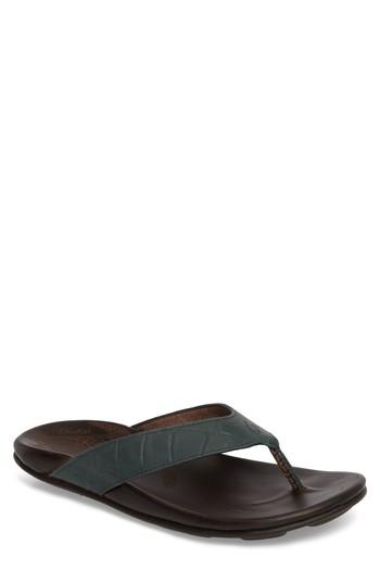 Men's Olukai Kohana Kai Flip Flop M - Green