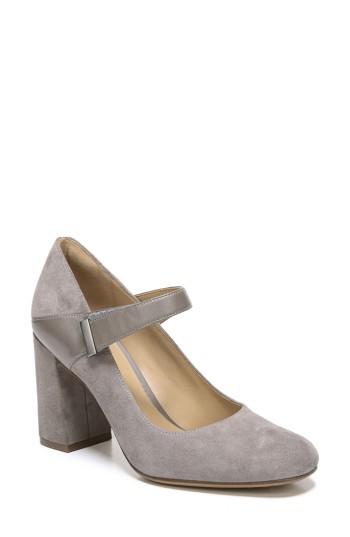 Women's Naturalizer Reva Mary Jane Pump M - Grey