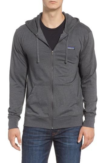 Men's Patagonia P-6 Label Full Zip Hoodie - Grey