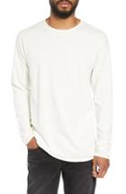 Men's Hudson Elongated Long Sleeve T-shirt - White