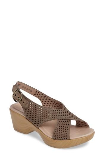 Women's Dansko 'jacinda' Sandal .5-9us / 39eu M - Brown