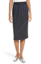 Women's Tibi Side Snap Skirt - Blue