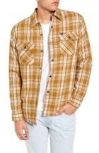 Men's Obey Seattle Shirt Jacket, Size - Brown
