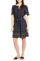 Women's Velvet By Graham & Spencer Metallic Embroidered Dress - Blue