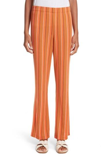 Women's Simon Miller Cyrene Stripe Knit Pants - Orange