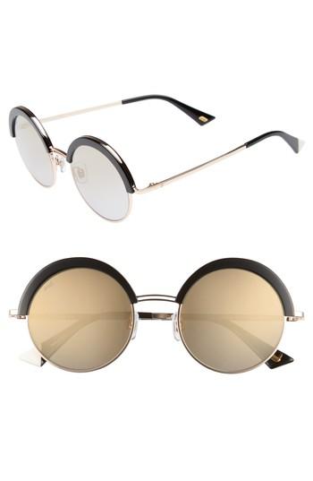 Women's Web 51mm Round Sunglasses -