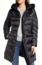 Women's The North Face Metropolis Ii Hooded Water Resistant Down Parka - Purple