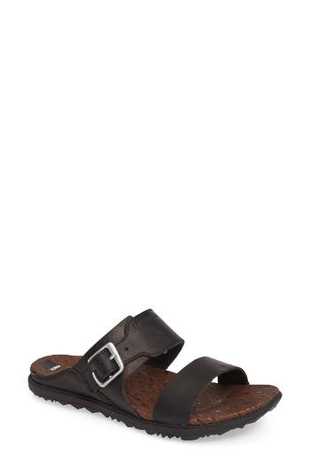 Women's Merrell Around Town Slide Sandal M - Black