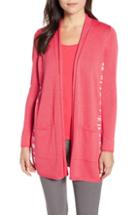 Women's Nic+zoe Back At It Cardigan - Coral