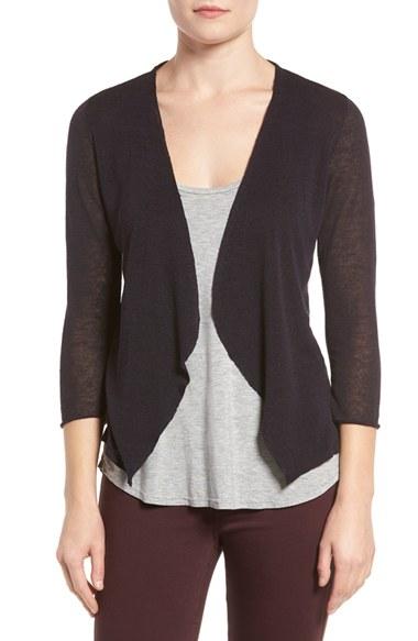 Women's Nic+zoe Open Blazer Cardigan - Blue