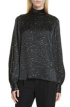 Women's Vince Constellation Print Blouse - Black