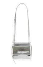 Calvin Klein 205w39nyc Flap Front Crossbody Day Bag - Metallic