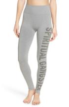 Women's Spiritual Gangster Seamless High Waist Leggings /small - Grey