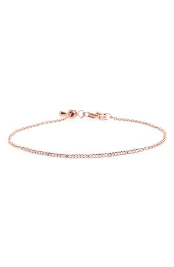 Women's Bony Levy Aviva Adjustable Diamond Bar Bracelet (nordstrom Exclusive)