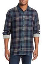 Men's Jeremiah Cypress Reversible Twill Shirt, Size - Blue