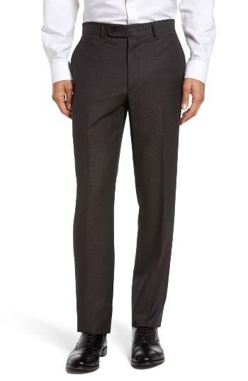 Men's Bensol Tic Wool Trousers - Brown