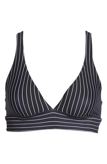 Women's Boys + Arrows Phil Bikini Top - Black