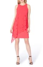 Women's Tahari Asymmetrical Shift Dress - Pink