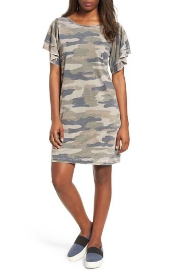 Women's Lucky Brand Camo Print Dress - Green
