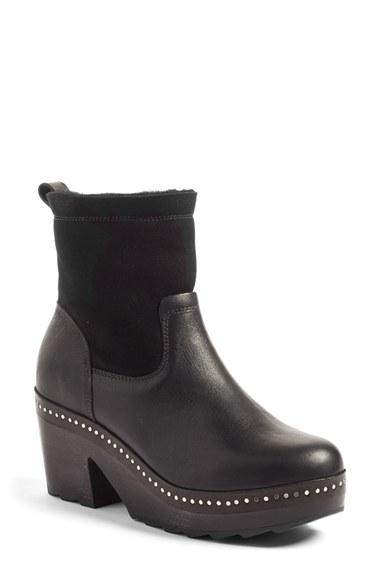Women's Rag & Bone 'nelson' Genuine Shearling Platform Bootie