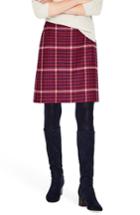 Women's Boden British Tweed Wool Mini Skirt - Blue