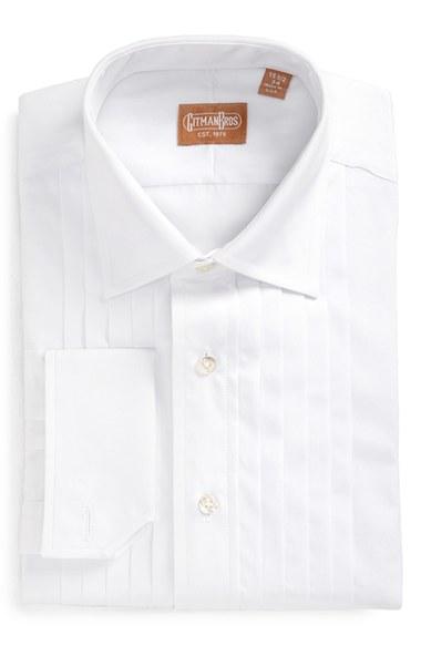 Men's Gitman Fit Pleated Dress Shirt