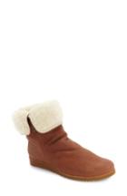 Women's Arche 'baiwa' Faux Shearling Cuffed Bootie Us / 37eu - Brown