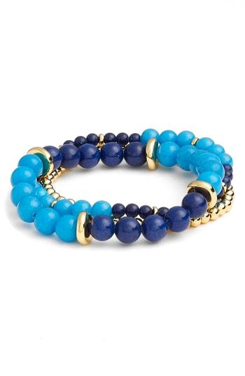 Women's Gorjana Kaia Set Of 3 Stretch Bracelets