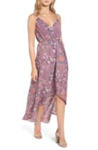 Women's Soprano Wrap Maxi Dress - Purple