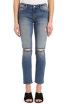 Women's Mavi Jeans Ada Ripped Slim Jeans X 29 - Blue