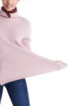 Women's Madewell Inland Rolled Turtleneck Sweater, Size - Pink