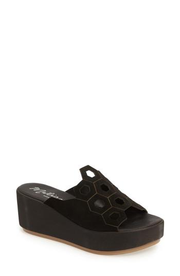 Women's Matisse Cabrio Platform Slide .5 M - Black