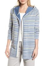 Women's Nic+zoe In Flight Hooded Cardigan - Blue