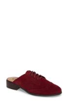 Women's Bella Vita Baxter Loafer Mule .5 N - Burgundy