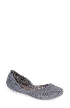 Women's Melissa 'campana Papel Vii' Jelly Flat M - Grey