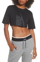 Women's Nike Nikelab Collection Jersey Crop Top - Black