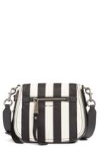 Marc Jacobs Trooper - Stripes Small Nylon Crossbody Bag - Black