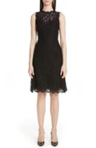 Women's Dolce & Gabbana Lace A-line Dress Us / 40 It - Black