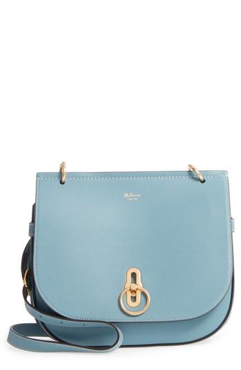 Mulberry Amberley Calfskin Leather Shoulder Bag - Blue
