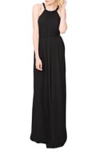 Women's Ceremony By Joanna August 'catherine' Braided Halter A-line Gown