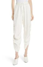Women's Clu Fold Detail Jogger Pants - White