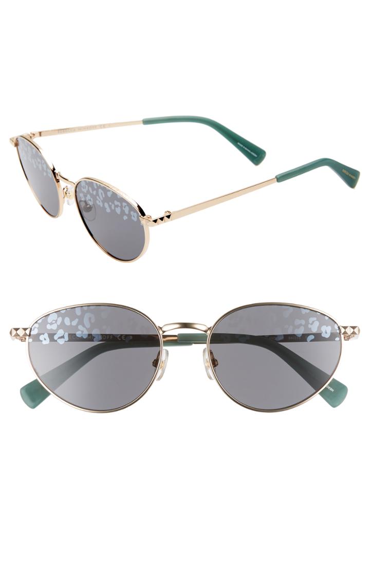 Women's Rebecca Minkoff Stevie1 54mm Oval Sunglasses - Light Gold