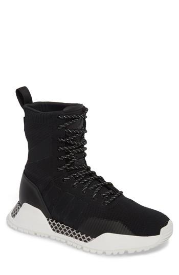 Men's Adidas Af 1.3 Weatherproof Primeknit Sneaker Boot .5 M - Black