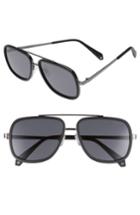 Men's Polaroid Eyewear 6033s 57mm Polarized Sunglasses - Black