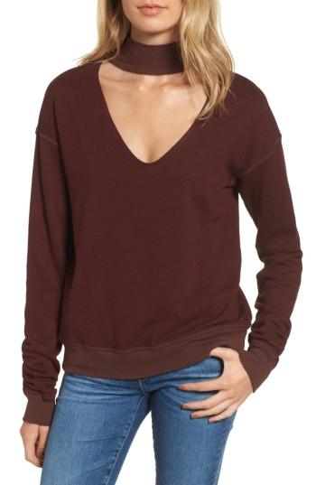 Women's N:philanthropy Bae Sweatshirt - Burgundy