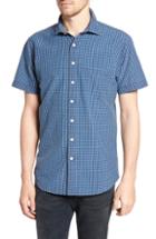 Men's Rodd & Gunn Sandon Block Sport Shirt, Size - Blue