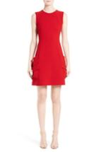 Women's Victoria Beckham Crepe Minidress Us / 8 Uk - Red